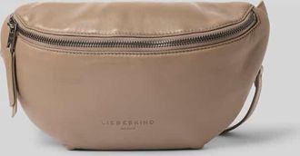 Liebeskind Handtasche aus Leder mit Label-Detail Modell Tavia in Taupe, Größe 1