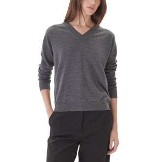 Max Mara Max Mara Weekend - Truien > V-hals Truien - Dames - V-hals truien - Grijs - M - Truien & Vesten