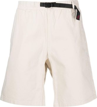 Gramicci buckle-fastening waistband shorts - men - Cotton - M - Neutrals