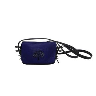 Mulberry Pre-owned Mila Mini Bag - Dames - Pre-owned - Blauw - Maat: ONE Size Zijde