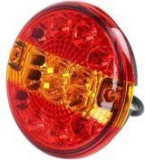 OEM Adecuado Para Luces Traseras Redondas Ultrabrillantes De 14 Led, Con Luces Traseras Led Para Remolque, Luces De Freno Traseras Multifuncionales Imperm