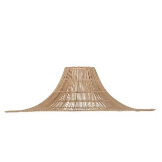 Maisons du monde L&aacute;mpara de techo de rat&aacute;n