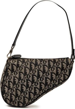 Dior Pre-owned Dior Mini Diorissimo Canvas Saddle Pochette Ladies TBR2LLVAMIOKNGT7