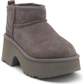 UGG Classic Ultra Mini New Heights Platform Boot in Chrc at Nordstrom Rack, Size 10