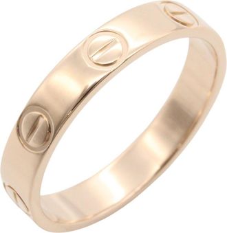 Cartier Gold Pink Gold (18K) Band Ring (Pre-Owned)