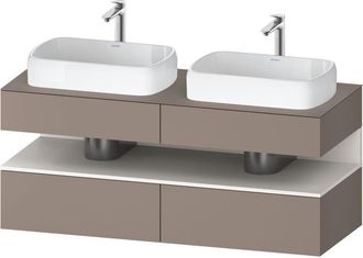 Duravit Qatego Consola Mueble Bajo Lavabo, 2 Extensiones, 2 - Duravit