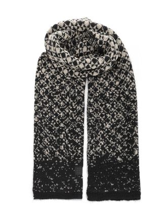 Maison Margiela Wool Scarf Scarves And Foulards Nero-Donna