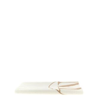 Maison Michel Home, Dames, Beige, ONE Size, Katoen, Aida Fouta Strandlaken