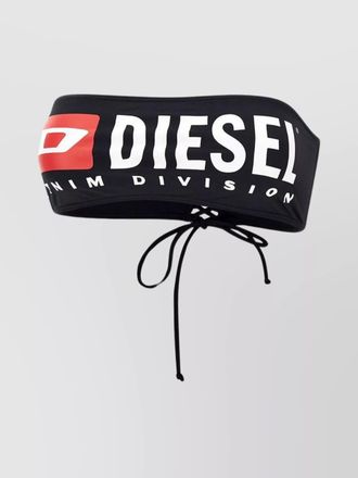 Diesel printed bikini top