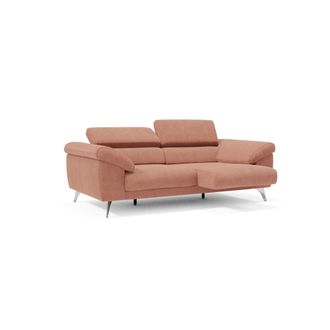 Divani.Store Sof&aacute; con reposabrazos con arc&oacute;n 213 cm melocot&oacute;n