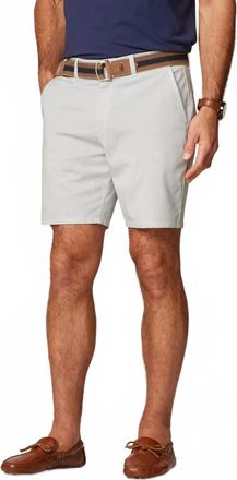 Johnnie-O Nassau Shorts In Chrome