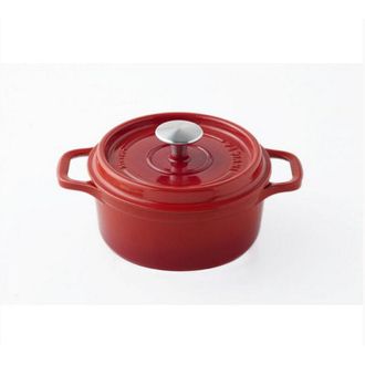 Invicta casseruola rotonda in ghisa smaltata 22cm rubino - 402220 - invicta