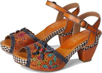 L'Artiste by Spring Step Miabella Womens Wedge Shoes Camel : EU 42 (US Womens 10.5-11) M, Leather