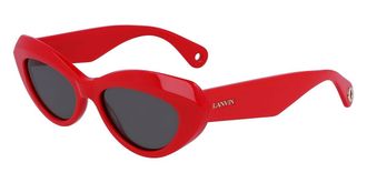 Lanvin LNV648S 604 Womens Sunglasses Red Size 53