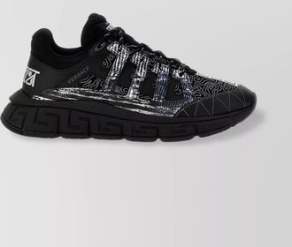 Versace leather low-top sneakers