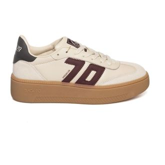 Back70 Zapatilla de plataforma de cuero - Shoes - Mujer - Blanco - 40 EU