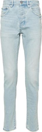 Purple Jeans skinny P001 a vita bassa - Blu