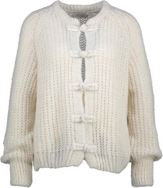 Am&eacute;lie & Am&eacute;lie Truien & Vesten, Dames, Wit, ONE Size, Jinotega Gilet