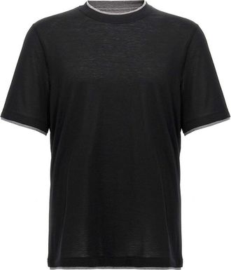 Brunello Cucinelli Layered T-Shirt