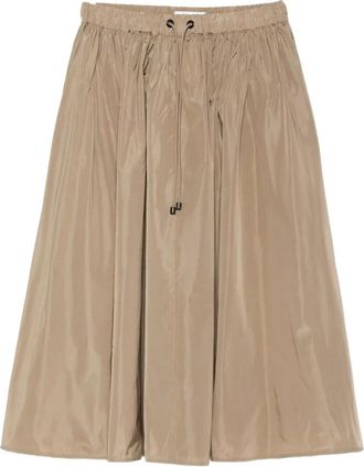 Max Mara Rokken, Dames, Bruin, M, Midi Rok