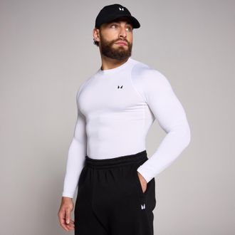 MyProtein Camiseta interior de entrenamiento de manga larga para hombre de MP - Blanco - XL