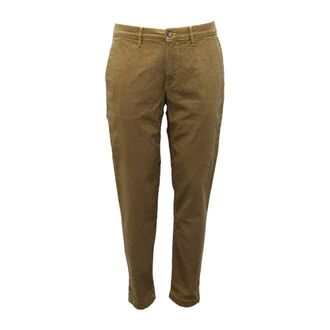 Cruna Chinos, male, Yellow, Size: L New Town 454 Trousers