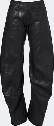 Acne Studios Coated barrel-leg jeans