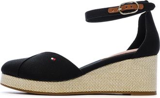 Tommy Hilfiger Womens Black Sandals FW0FW08657, Black, 40 EU