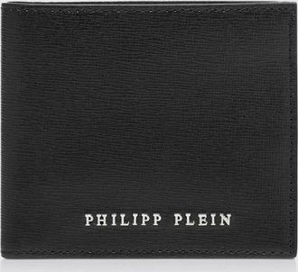 Philipp Plein Portafoglio bi-fold con stampa logo