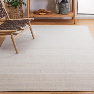 Safavieh Kilim Flat Weave Area Rug, Beige Solid / Tonal Style Easy Care