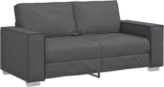 vidaXL Vidaxl - Loveseat Sofa 180 cm with Cushion Grey Faux leather
