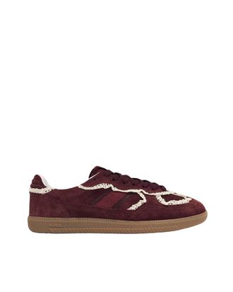 Alohas Low-Profile Suede Sneakers with Intricate Crochet Detailing
