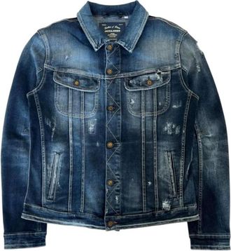Jack & Jones Uomo, Giacche, Blu, L, new