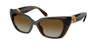 Swarovski SK6047 Polarized 1084T5 Womens Sunglasses Brown Size 54