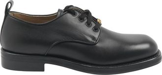 Valentino Laced Shoes, male, Black, Size: 10 US Derby Punx