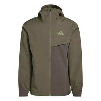 adidas Terrex Multi 2 Layer Climaproof Regenjas - Heren - Outdoorjassen - Groen - L - Polyester - Fitness
