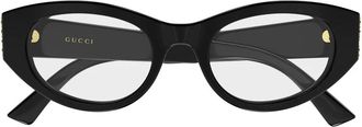 Gucci Gg 2041O Cat-Eye Optisch Montuur - Dames - Brillen - Zwart - 50 MM - Accessoires