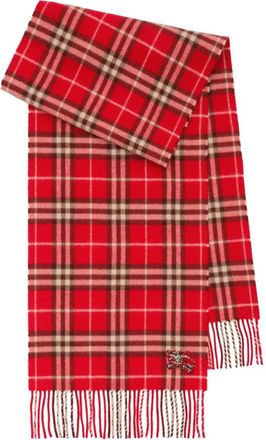 Burberry Sciarpa a quadri - Rosso