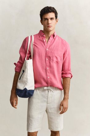 GANT Men Linen Shirt (XXXL) ROSE PINK