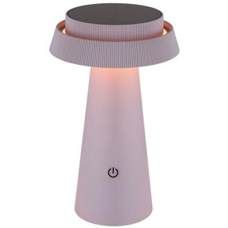 Globo Lighting Globo Solarleuchte Lámpara portátil para exterior, rosa mate, IP54, LED, regulable, 1800-3000 K, con regulador táctil