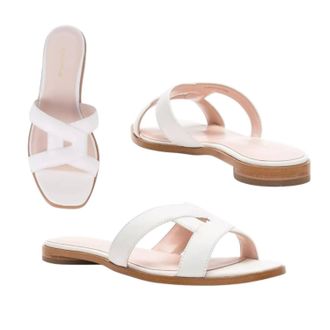 Avec Les Filles Womens Blaye Sandal In Off White