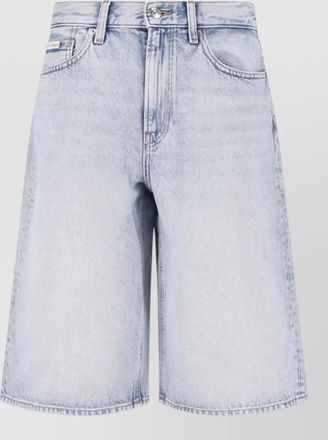 Calvin Klein straight shorts five pocket design belt loops