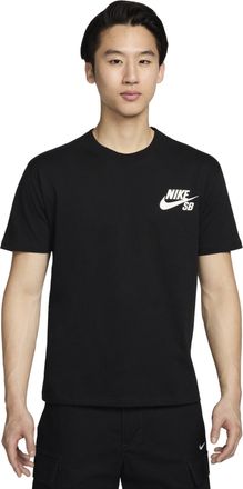 Nike Mens Nike SB Logo Printing Sports Skateboard Short Sleeve Black T-Shirt DC7818-010