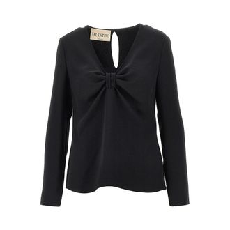 Valentino Cady Couture top with bow Woman 44