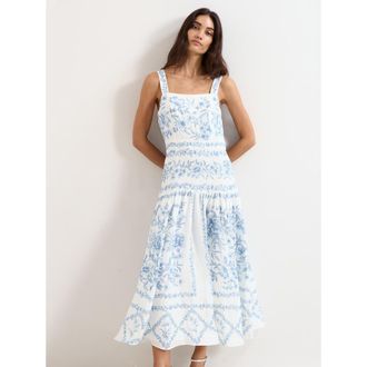 Phase Eight Torin Floral Dress in Pale Blue at Nordstrom, Size 22
