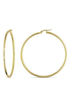 Delmar Polished Hoop Earrings in Gold at Nordstrom Rack