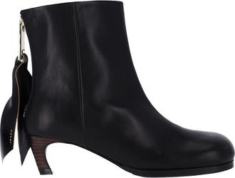 sacai Puller Ankle Boots - Black