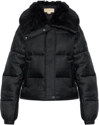 Michael Kors Giacca imbottita con pelliccia sintetica - - Jackets - Donna - Nero - XS