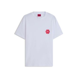 HUGO BOSS Cotton-jersey T-shirt with poker-chip print