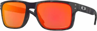 Oakley Mens Holbrook Sunglasses In Black Camo Prizm Ruby